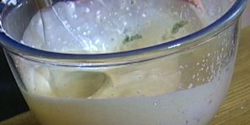 сливочный крем-мусс из белого шоколада