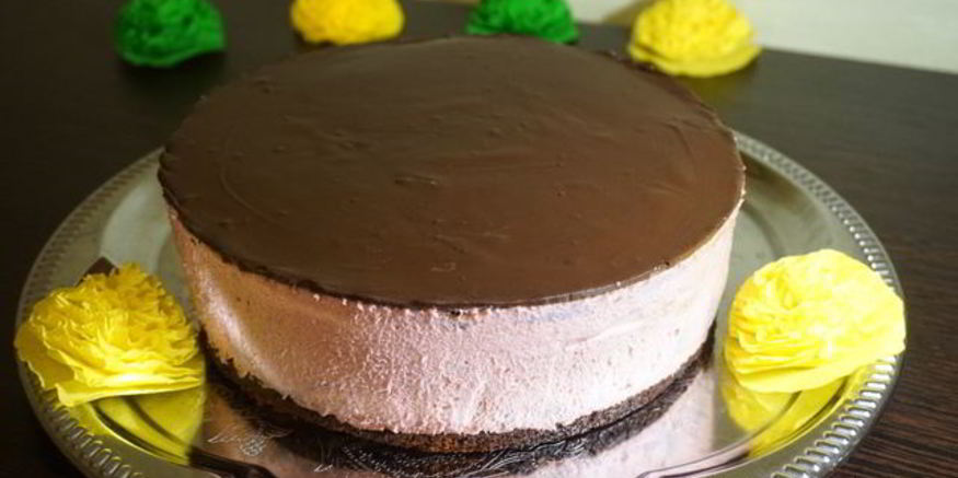 Рецепт торта-мусса вишня в шоколаде