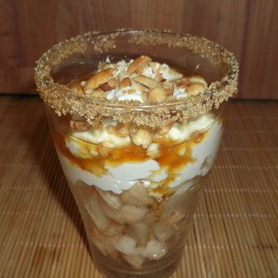 Творожный мусс с грушей