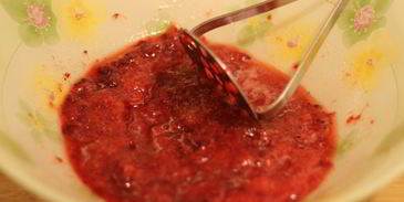 воздушный клубничный мусс