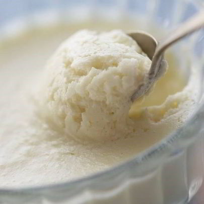 Воздушный мусс с белым шоколадом