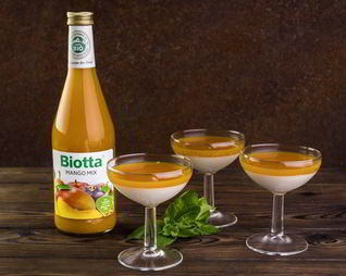 Панна котта с фруктовым желе