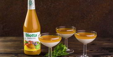 панна котта с фруктовым желе