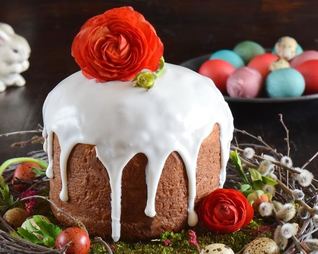 Кулич из Александрийского теста