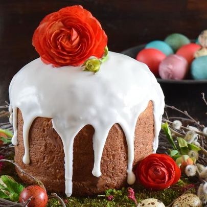 Кулич из Александрийского теста