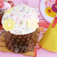 Рецепт Кулича на французском тесте