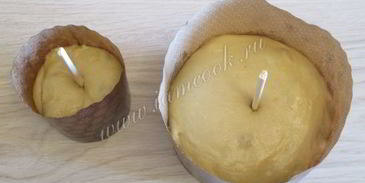 кулич на французском тесте