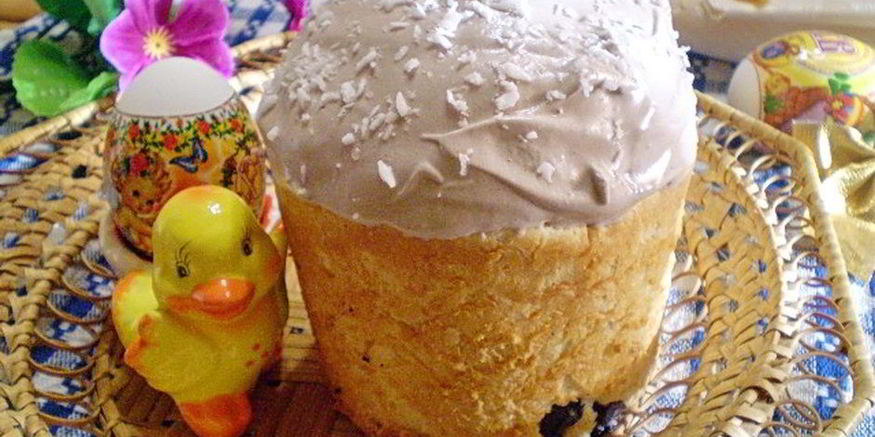 Рецепт кулича на сливках