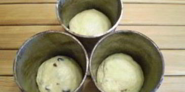 кулич на сливках