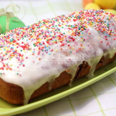 Лимонный кулич