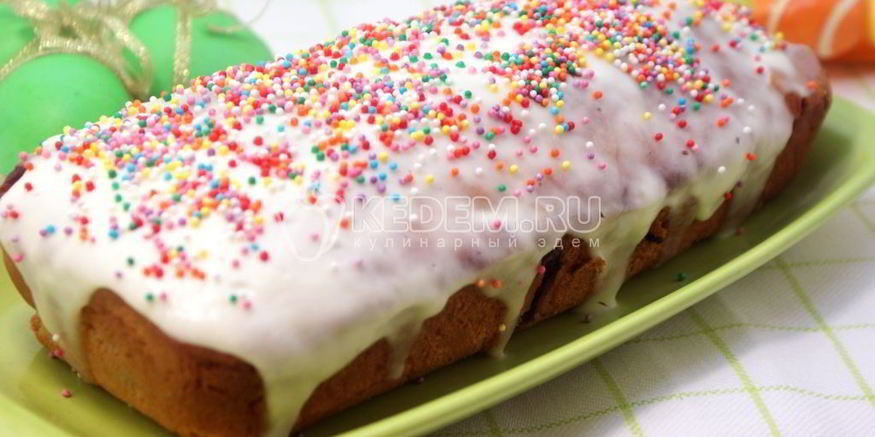 Рецепт лимонного кулича