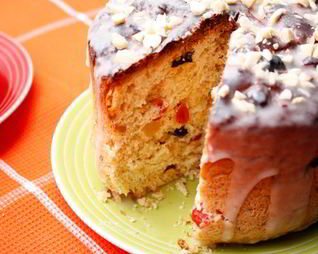 Миндальный кулич