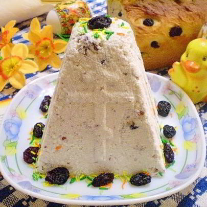 Пасха из творога