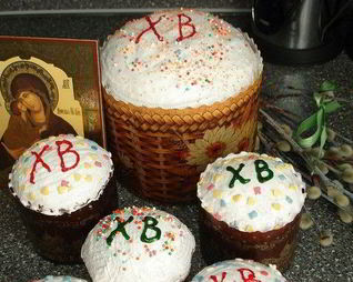 Пасха из венского теста