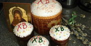 пасха из венского теста