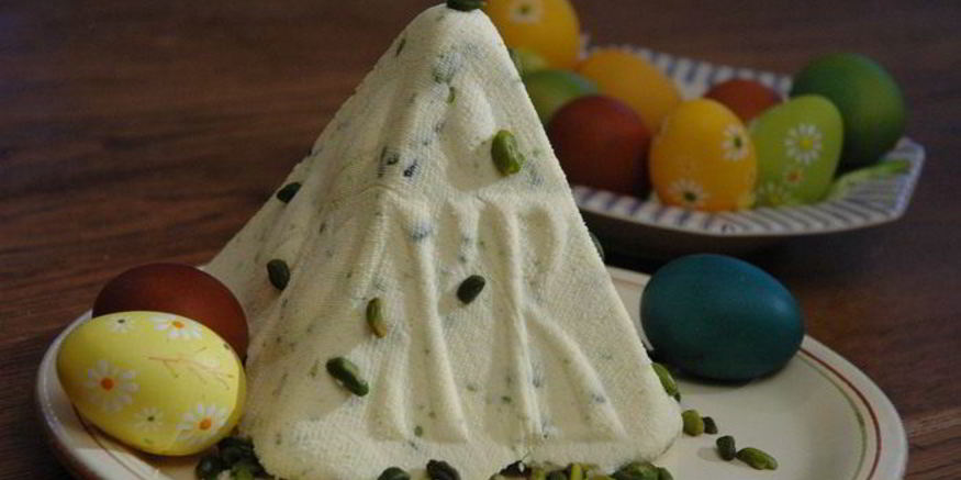 Рецепт пасхи с фисташками