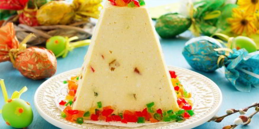 Рецепт пасхального кулича из творога