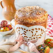 Рецепт Пасхального кулича с орехами