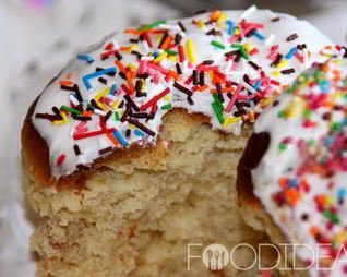 Пасхальный кулич с творогом