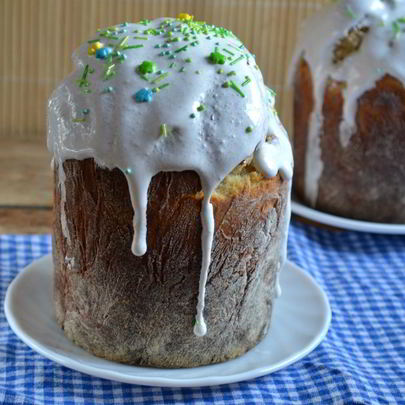 Пасхальный сдобный кулич