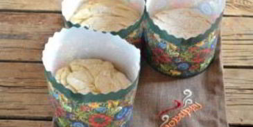 пасхальный сдобный кулич