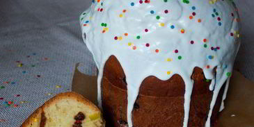 пасхальный шафрановый кулич