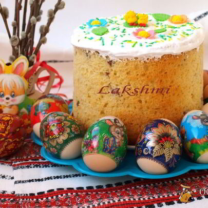 Пасхальные куличи на топленом молоке