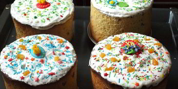 пасхальные куличи на топленом молоке