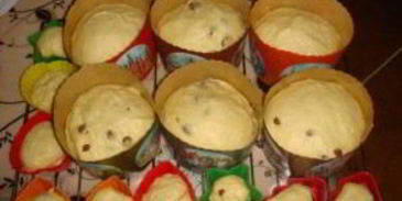 пасхальные куличи с изюмом