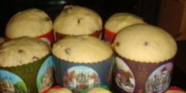 пасхальные куличи с изюмом