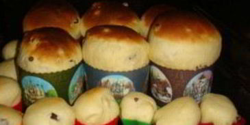 пасхальные куличи с изюмом