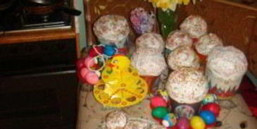 пасхальные куличи с изюмом