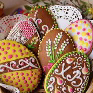 Рецепт Расписных пряников Пасхальных яйца имбирные