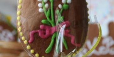 расписные пряники пасхальные яйца имбирные