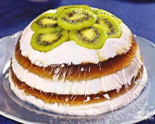 Творожная пасха с киви