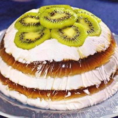 Творожная пасха с киви