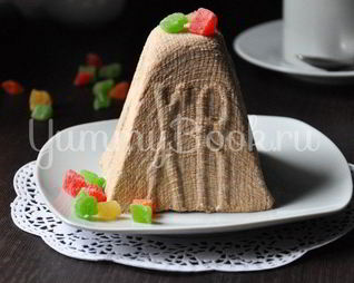 Творожная шоколадная пасха