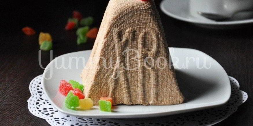 Рецепт творожной шоколадной пасхи