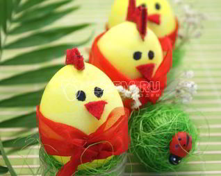Яйца Пасхальные цыплятки