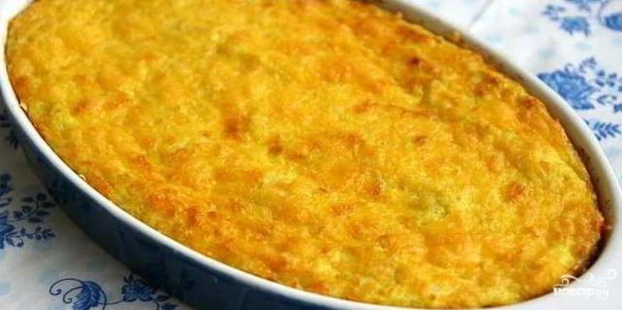 Рецепт пудинга из цветной капусты