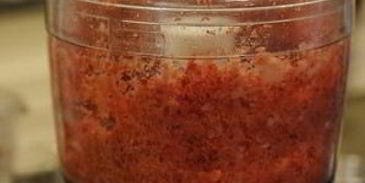 клубничный щербет