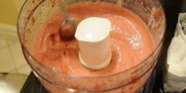 клубничный щербет