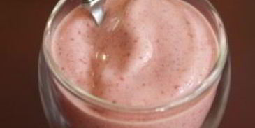 клубничный щербет