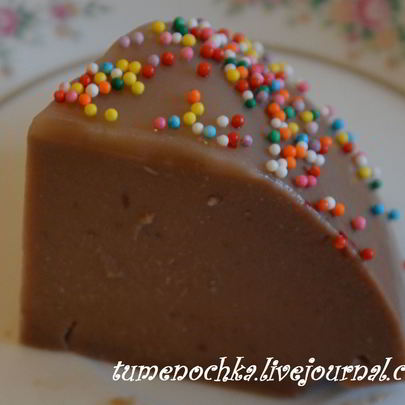 Шоколадное желе Нежность