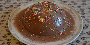 шоколадное желе нежность