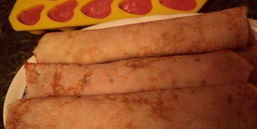 блинчики с ягодным суфле