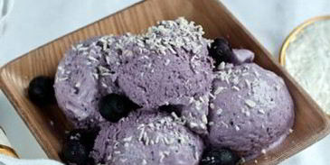 черничное суфле на маскарпоне