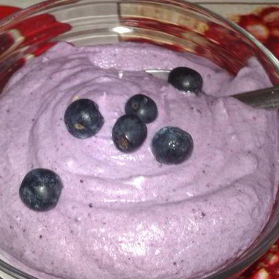 Черничное суфле