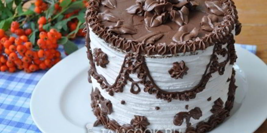 Рецепт черно-белого торт-суфле