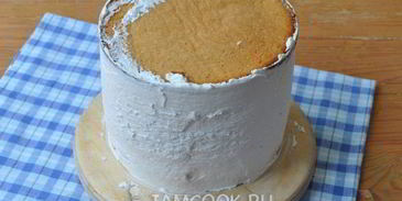 черно-белый торт-суфле